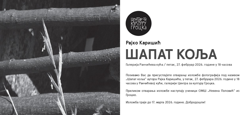 Изложба фотографија ШАПАТ КОЉА аутора Рајка Каришића